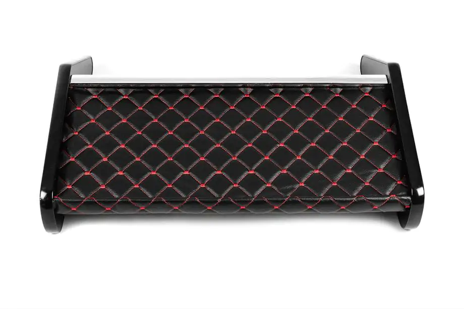 Mercedes Sprinter W906 2006–2018 Ablage für Armaturenbrett (Schwarz mit roter Naht) Foto 4
