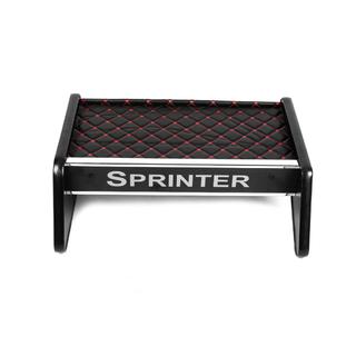 Armaturenbrett-Ablage (1995-2000, Schwarz mit roter Naht) Mercedes Sprinter W901/902/903/904/905 1995–2006 Foto 3