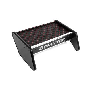 Armaturenbrett-Ablage (1995-2000, Schwarz mit roter Naht) Mercedes Sprinter W901/902/903/904/905 1995–2006 Foto 2