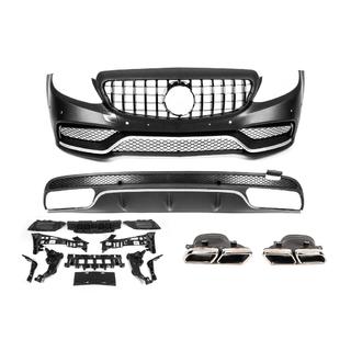 Bodykit mit Diffusor V1 (AMG C63-Design 2014-2018) Mercedes C-сlass W205 2014-2021 Foto 1