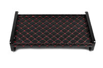 Fiat Ducato 2006-2025 Ablage für Armaturenbrett (Schwarz mit roter Naht) Foto 4