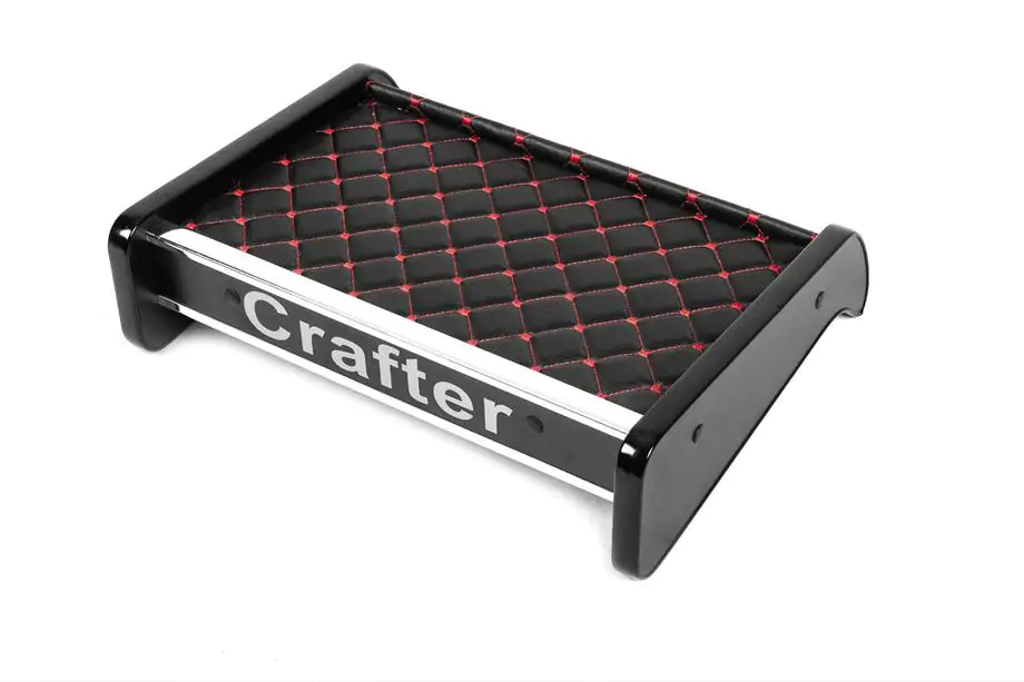 Volkswagen Crafter 2016- Ablage für Armaturenbrett (Schwarz mit roter Naht) Image