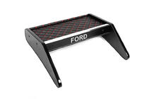 Ford Transit 2000–2014 Ablage für Armaturenbrett (Schwarz mit roter Naht) Foto 2