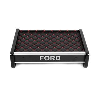 Ablage für Armaturenbrett (Schwarz mit roter Naht) Ford Transit 1991-2000 Foto 2