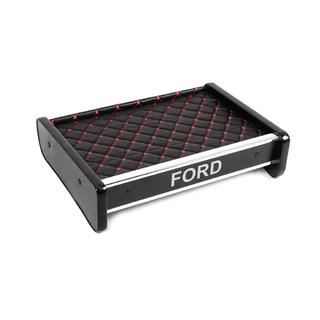 Ablage für Armaturenbrett (Schwarz mit roter Naht) Ford Transit 1991-2000 Foto 3
