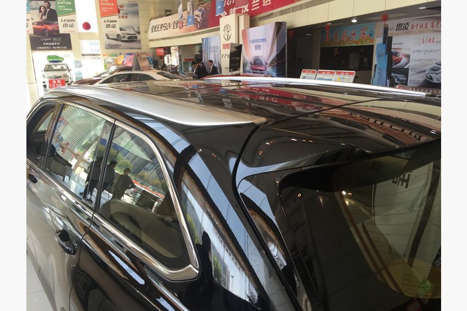 Toyota Highlander 2013-2019 Integrierte Dachreling grau OEM (ABS-Kunststoff) Image