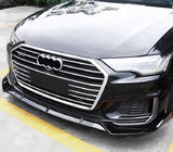 Audi A6 C8 2018–2025 Frontlippe (schwarz) Foto 1