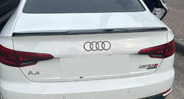 Audi A4 B9 2015-2024 Heckspoiler Lippe (1234 Upgrade, Schwarz) Foto 1