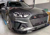 Audi A4 B9 2015-2024 Frontlippe 2021-2023 (schwarz) Foto 1