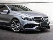 Mercedes A-class W176 2012-2018 Frontlippe (für AMG-Line / A45 AMG HB 2016-2018, schwarz) Foto 1