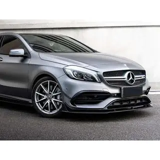 Frontlippe (für AMG-Line / A45 AMG HB 2016-2018, schwarz) Foto 1