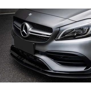 Frontlippe (für AMG-Line / A45 AMG HB 2016-2018, schwarz) Mercedes A-сlass W176 2012-2018 Foto 2
