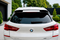 BMW X2 F39 2018-2023 Heckspoiler Lippe (1234 Upgrade, Schwarz) Foto 1