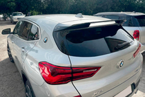 BMW X2 F39 2018-2023 Heckspoiler Lippe (1234 Upgrade, Schwarz) Foto 15