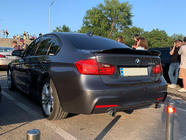 BMW 3 Series F30/F31 2012-2019 Heckspoiler LIP V1 (1234 Upgrade, Schwarz) Foto 1