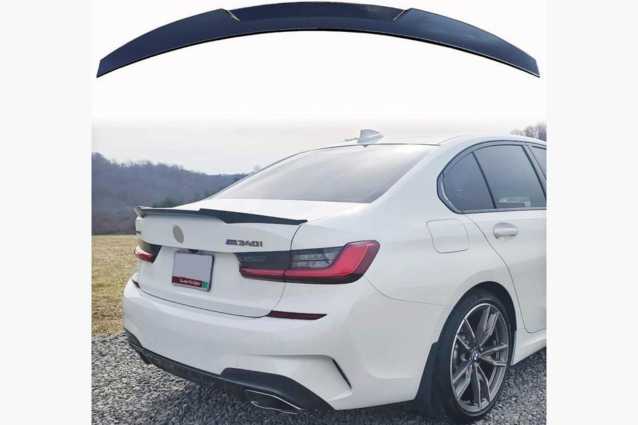 BMW 3 Series G20/G21 2018- Heckspoiler LIP V1 (1234 Upgrade, Schwarz) Foto 1
