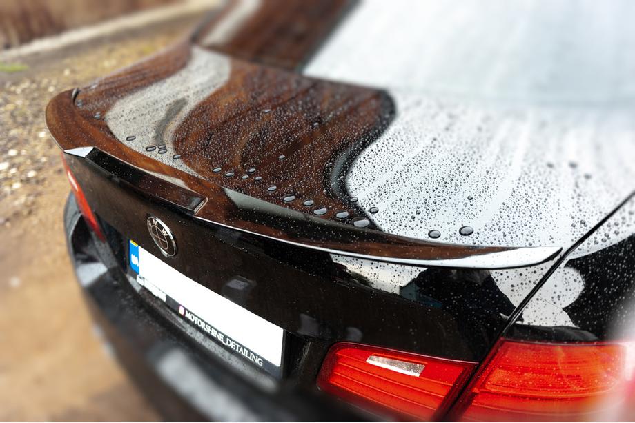 BMW 5 Series F10/F11 2010–2016 Heckspoiler LIP V1 (1234 Upgrade, Schwarz) Foto 3