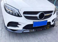 Mercedes C-class W205 2014-2021 Frontlippe V2 1234 Upgrade (schwarz, 2018-2021) Foto 1