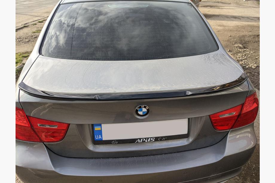 BMW 3 Series E90/E91 2005-2011 Heckspoiler HongHang V2 (ABS, Schwarz Glanz) Foto 2
