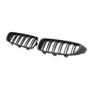Nieren M-Look (Schwarz Matt) BMW 4 Series F32/F33/F36 2012-2020 Foto 4