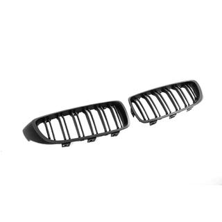 Nieren M-Look (Schwarz Matt) BMW 4 Series F32/F33/F36 2012-2020 Foto 3
