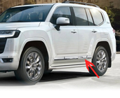 Toyota Land Cruiser 300 2021- T&uuml;rzierleisten Chrom (4 St&uuml;ck) Foto 3