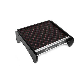 Ablage für Armaturenbrett (Schwarz mit roter Naht) Foto 3