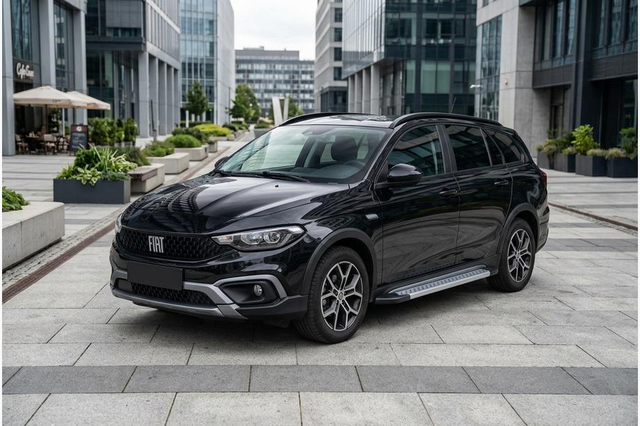 Fiat Tipo Cross 2021- Seitenschweller Vision New Grey (2 Stk., Aluminium) Image
