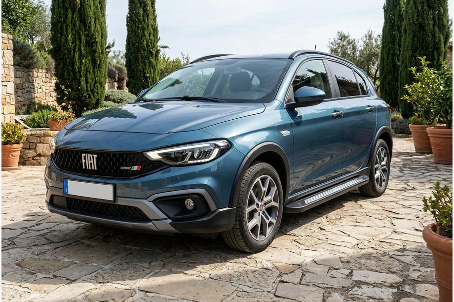 Fiat Tipo Cross 2021- Seitenschweller Vision New Black (2 Stk., Aluminium) Image