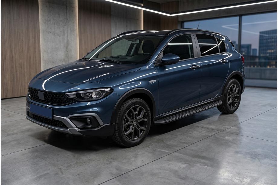 Fiat Tipo Cross 2021- Seitenschweller Tayga Black (2 Stk., Aluminium) Image