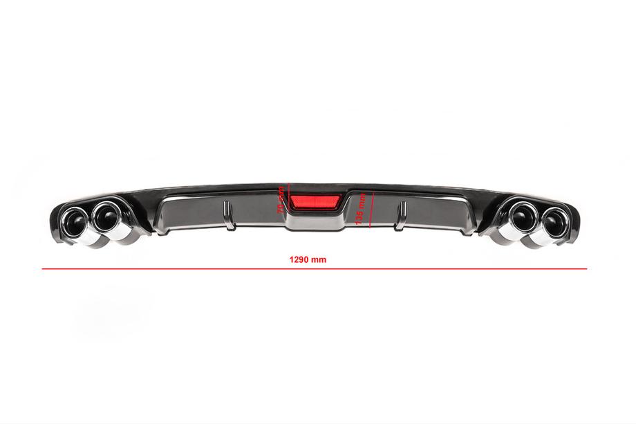 Universeller Heckdiffusor Typ-B (schwarz) Image