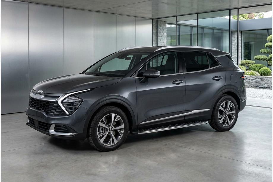 Kia Sportage 2021- Seitenschweller BlackLine (2 Stk., Aluminium) Image