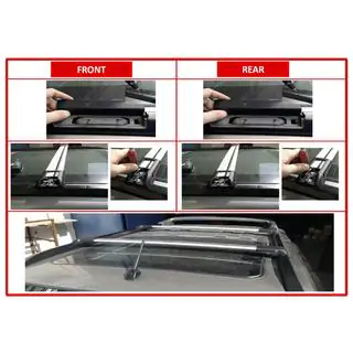 Dachträger für integrierte Reling abschließbar WingBar V1 (2 Stk)