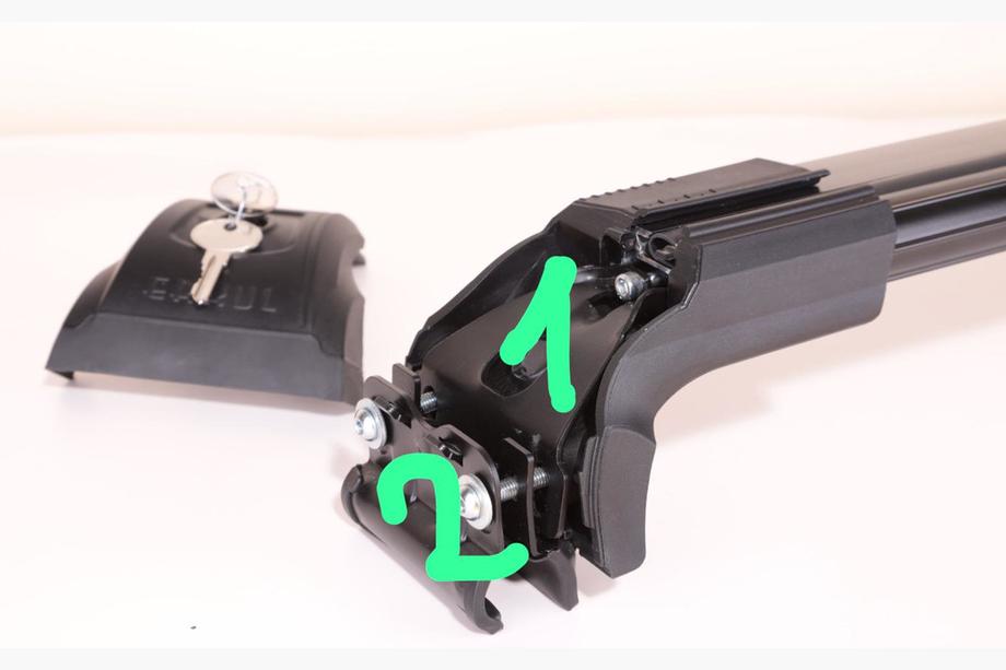 Dachträger für integrierte Reling abschließbar Strong V2 (2 Stk) Foto 26