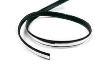 Schwarze Türschutzleiste mit Chromstreifen Meterware sal35 (1 Meter, 26 mm) Foto 1