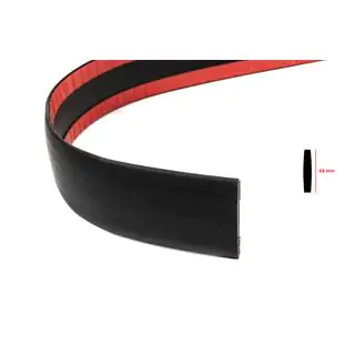 Schwarze Zierleiste Meterware sal125 (1 Meter, 49 mm) Foto 2