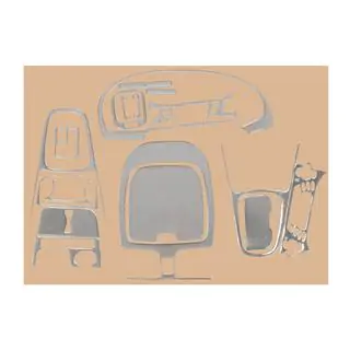 Armaturenbrett Blenden 00-03 (Aluminium)