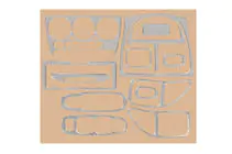Hyundai Accent 2000-2006 Armaturenbrett Abdeckung (Aluminium) Foto 1