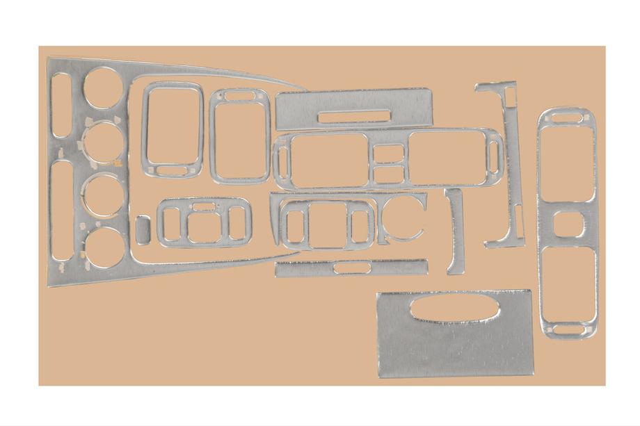 Toyota Corolla 1998-2002 Armaturenbrett Blenden 2000-2002 (Aluminium) Image