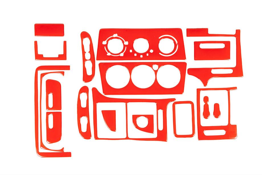 Opel Vectra B 1995-2002 Armaturenbrett Blenden 1995-1999 (rote Farbe) Image
