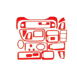 Armaturenbrett Abdeckungen (rot) Honda Civic 1995-2001
