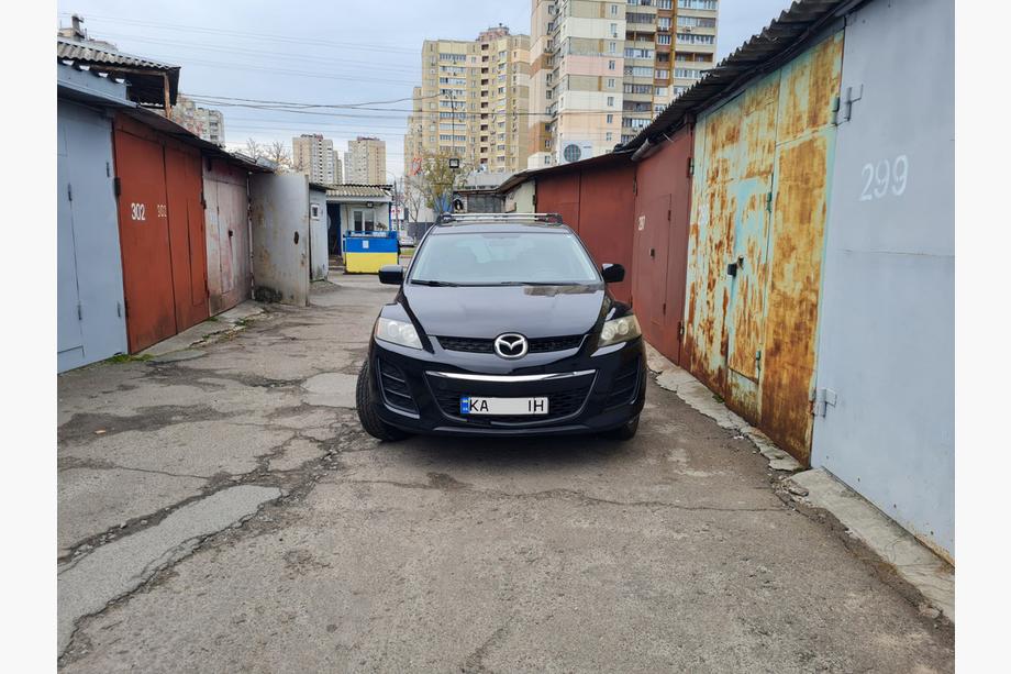 Mazda CX-7 2006-2012 Dachträger für Fixpunkte abschließbar Wingbar V3 (2 Stk) Schwarz Foto 4