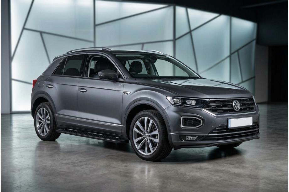 Volkswagen T-Roc 2017-2025 Trittbretter Allmond Black (2 Stk., Aluminium) Image