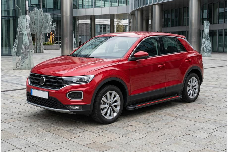Volkswagen T-Roc 2017-2025 Seitenschweller Maya Red (2 Stk., Aluminium) Image