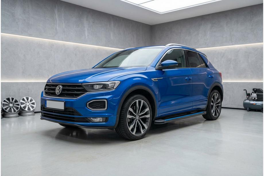 Volkswagen T-Roc 2017-2025 Seitenschweller Maya Blue (2 Stk., Aluminium) Image