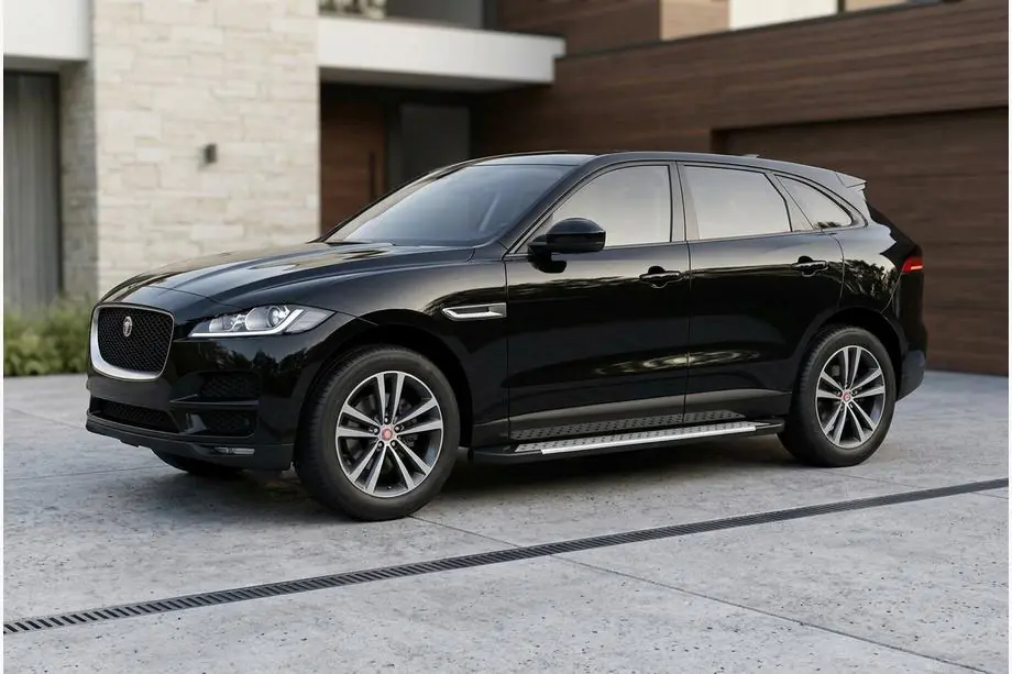 Jaguar F-PACE 2016- Trittbretter Allmond Grey (2 Stk., Aluminium) Image