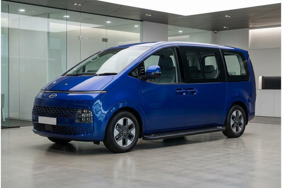 Hyundai Staria 2021- Trittbretter Allmond Black (2 Stk., Aluminium) Image