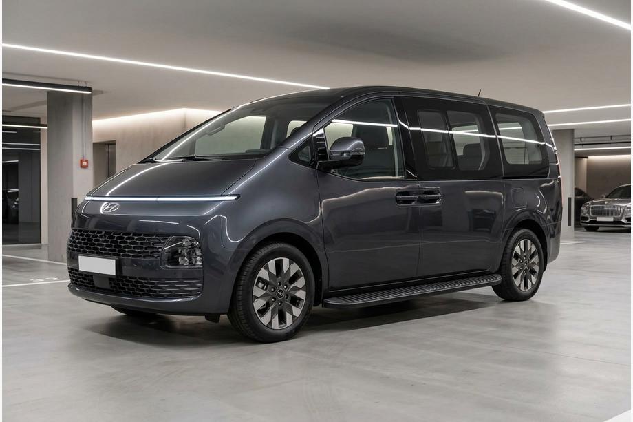 Hyundai Staria 2021- Seitenschweller Tayga Black (2 Stk., Aluminium) Image