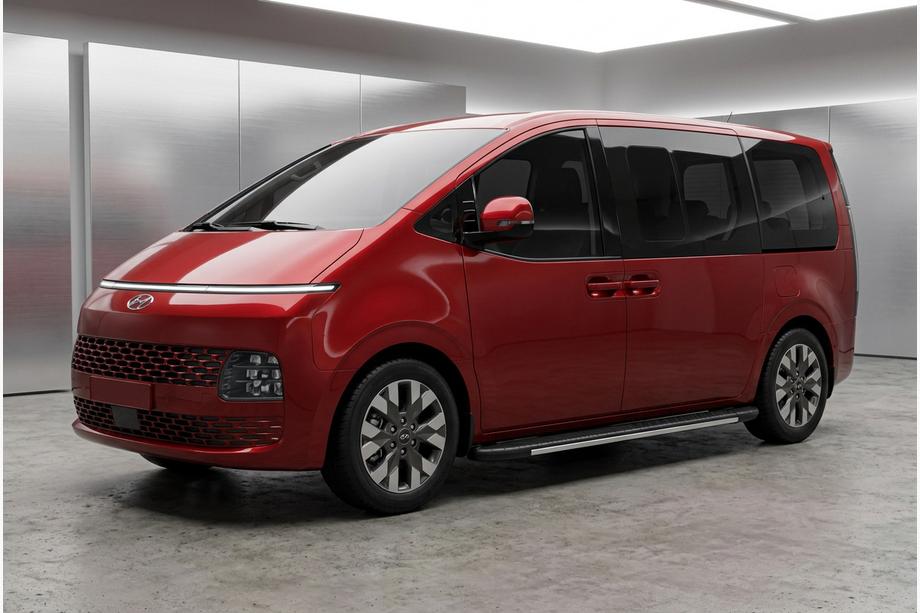 Hyundai Staria 2021- Trittbretter Bosphorus Grey (2 Stk., Aluminium) Image