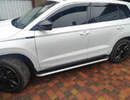 Skoda Karoq 2018- Seitenschweller OEM V2 (2 Stk, Alu) Foto 1